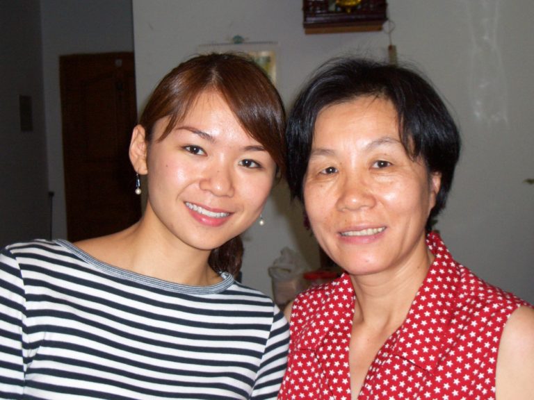 With Niece
